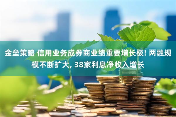 金垒策略 信用业务成券商业绩重要增长极! 两融规模不断扩大, 38家利息净收入增长